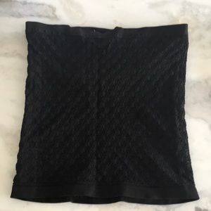 🔥NWT!💗FREE PEOPLE Black Tube Top with Bra shelf!